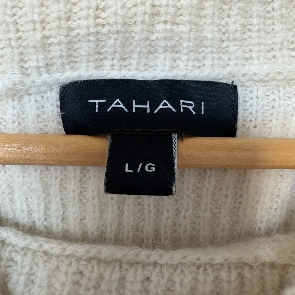 Tahari Merino Wool Blend Turtleneck Sweater | Size Large - Picture 6 of 7